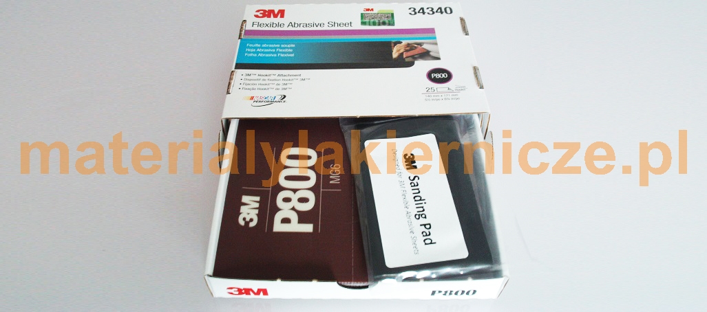 3M Schleifpapier 34340 – Körnung P800, 171 X 139,7 Mm, Für Farben Und Lacke