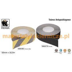 INDASA 566374 / 566381 TAŚMA ANTYPOŚLIZGOWA BHP 50mm x 18,3m materialylakiernicze.pl