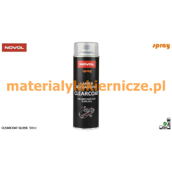 NOVOL SPRAY CLEARCOAT GLOSS 500ml materialylakiernicze.pl