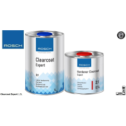 ROSCH CLEARCOAT EXPERT 1,5L Lakier Bezbarwny  materialylakiernicze.pl