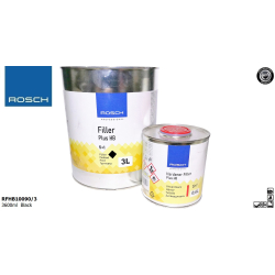 ROSCH FILLER Plus HB 3,6L Czarny Podkład Wypełniający RFHB10090/3  materialylakiernicze.pl