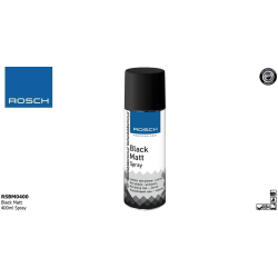 ROSCH BLACK MATT SPRAY 400ml Lakier Czarny Matt Spray RSBM0400 materialylakiernicze.pl